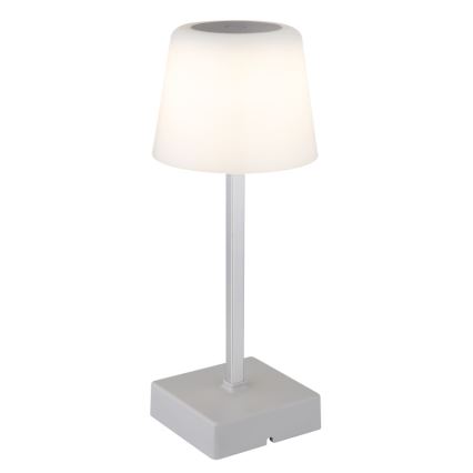 Globo - LED Zatemnitvena namizna svetilka na dotik LED/2W/5V 3000/4500/6500K 800 mAh srebrna