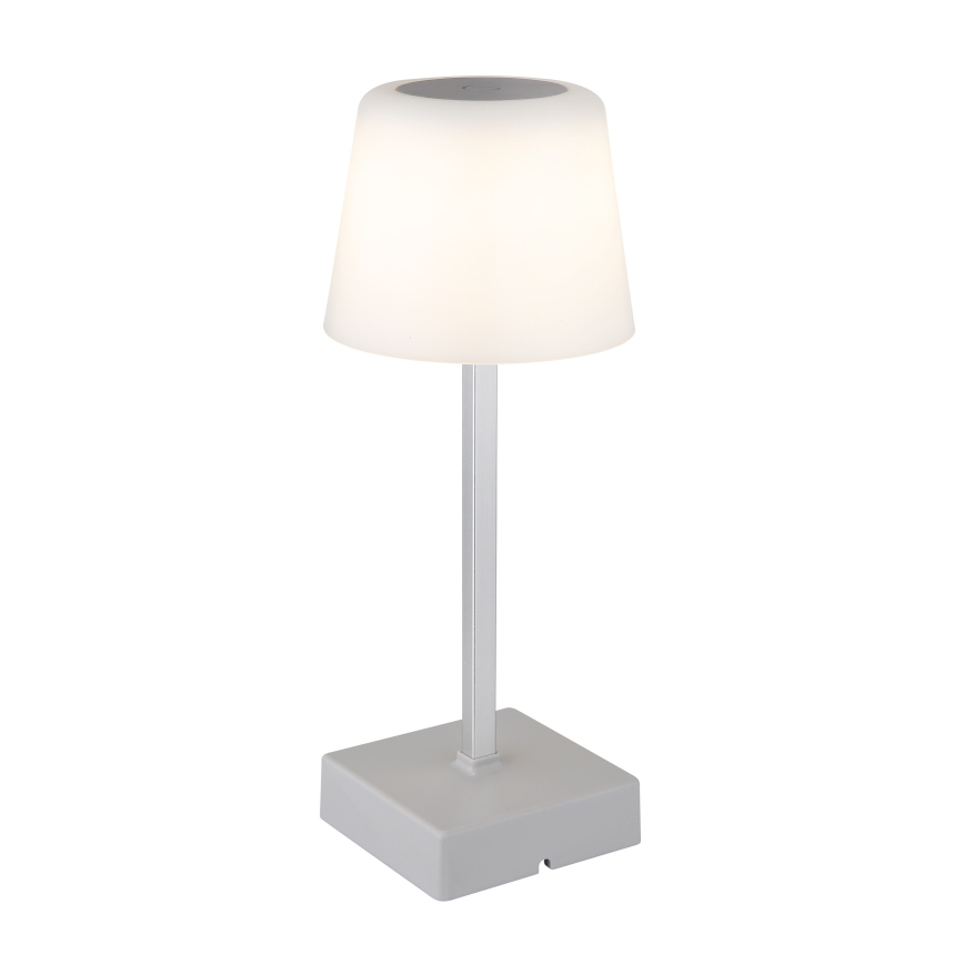 Globo - LED Zatemnitvena namizna svetilka na dotik LED/2W/5V 3000/4500/6500K 800 mAh srebrna
