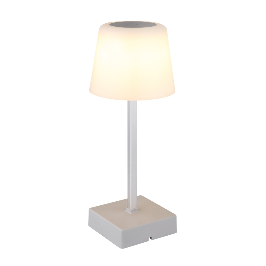 Globo - LED Zatemnitvena namizna svetilka na dotik LED/2W/5V 3000/4500/6500K 800 mAh srebrna