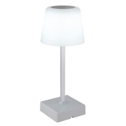 Globo - LED Zatemnitvena namizna svetilka na dotik LED/2W/5V 3000/4500/6500K 800 mAh srebrna