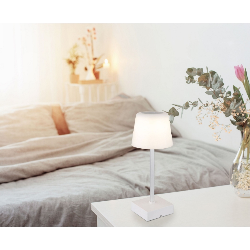 Globo - LED Zatemnitvena namizna svetilka na dotik LED/2W/5V 3000/4500/6500K 800 mAh bela