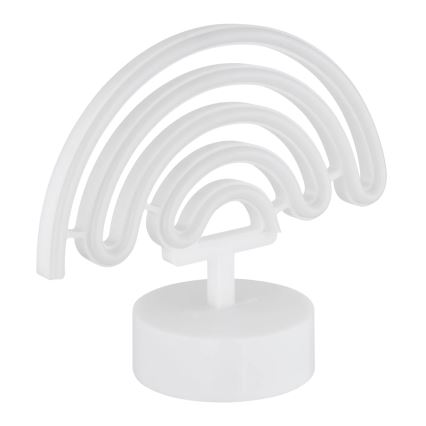 Globo - LED Neonska namizna dekoracija LED/2W/3xAA mavrica
