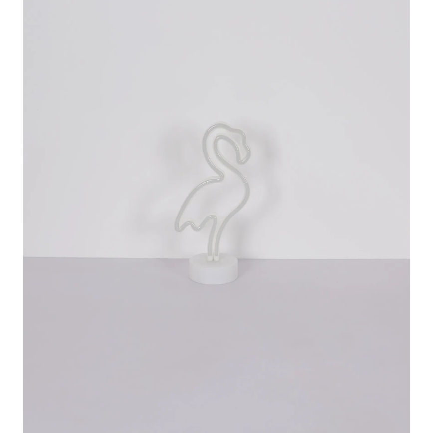 Globo - LED Neonska namizna dekoracija LED/2W/3xAA plamenec