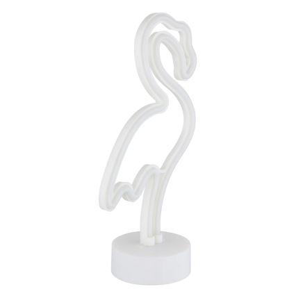 Globo - LED Neonska namizna dekoracija LED/2W/3xAA plamenec