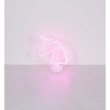 Globo - LED Neonska miza dekoracija LED/2W/3xAA samorog