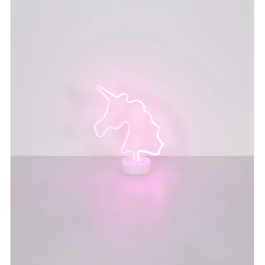 Globo - LED Neonska miza dekoracija LED/2W/3xAA samorog