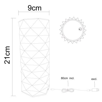 Globo - LED Zatemnitvena namizna svetilka na dotik LED/1W/5V 2700/4000/6500K 800 mAh