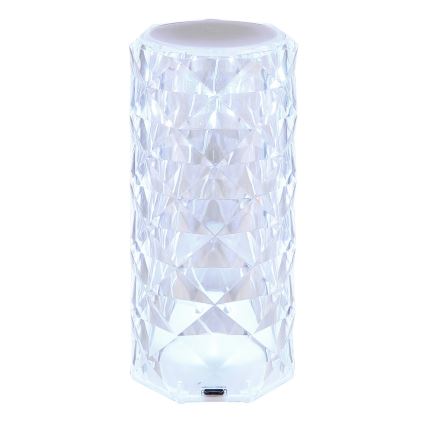 Globo - LED RGB Polnilni na dotik namizna svetilka LED/0,6W/3,7V 500mAh
