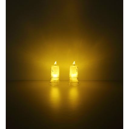 Globo - SET 2x LED Sveča LED/0,25W/3xLR1130