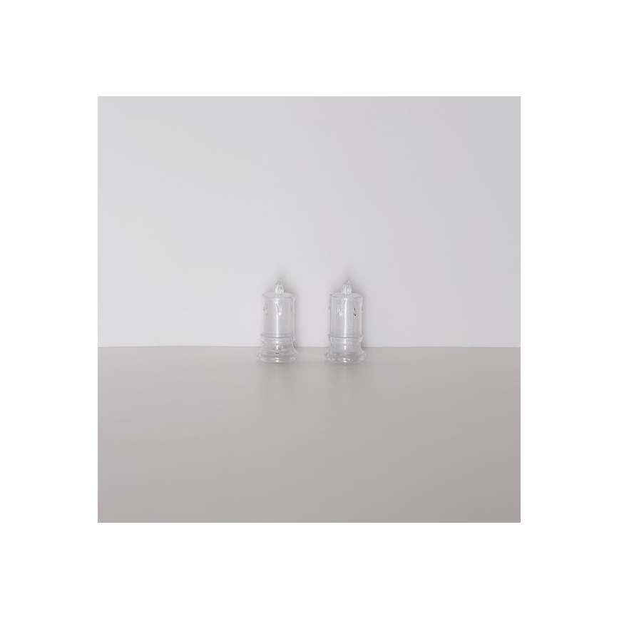 Globo - SET 2x LED Sveča LED/0,25W/3xLR1130