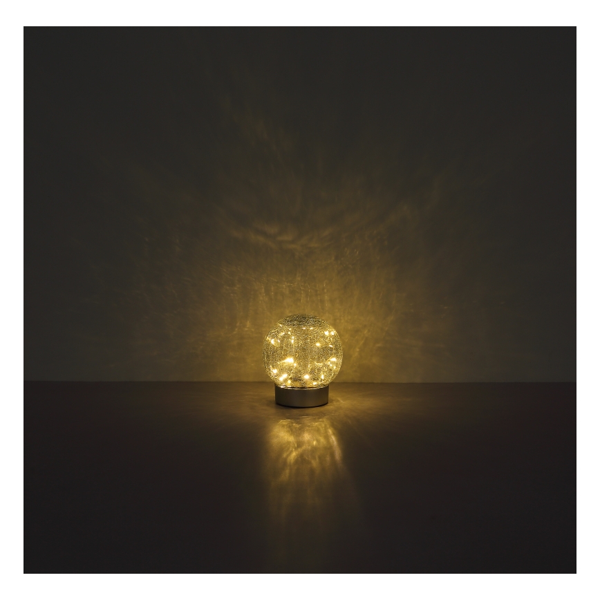 Globo - LED Okrasna polnilna namizna svetilka 25xLED/0,06W/5V 600 mAh IP44