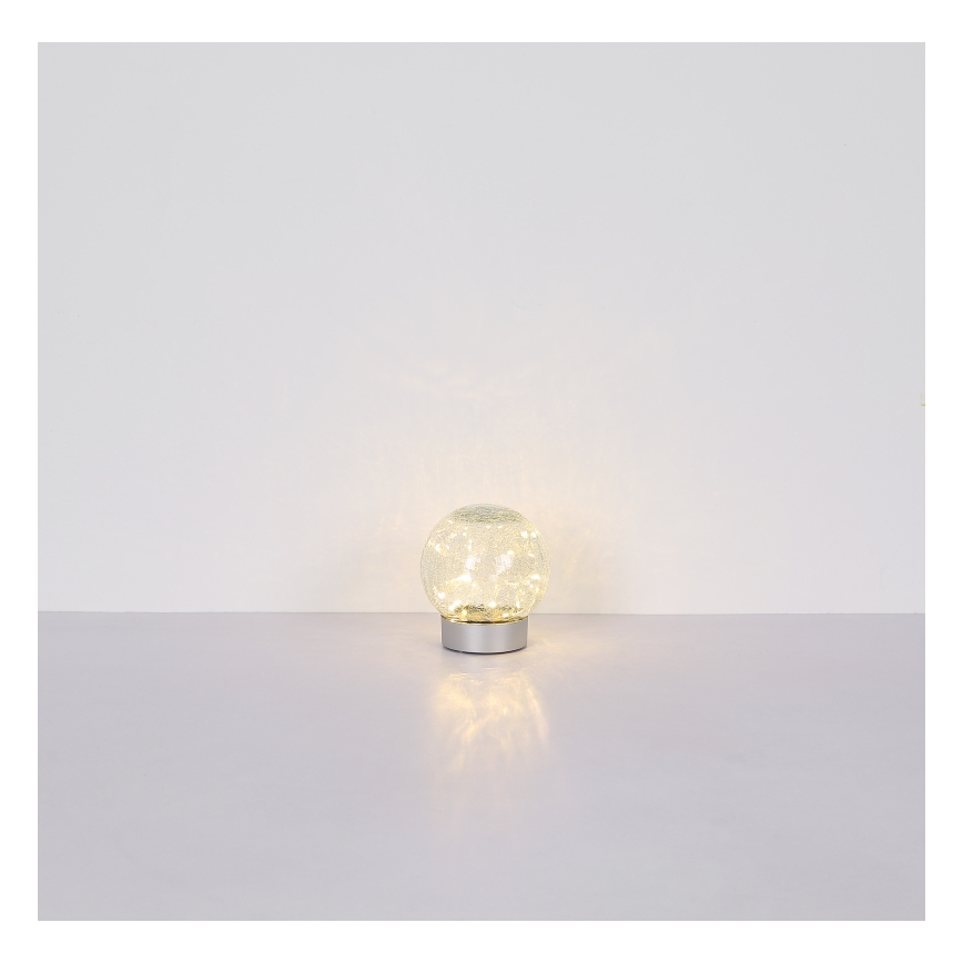 Globo - LED Okrasna polnilna namizna svetilka 25xLED/0,06W/5V 600 mAh IP44