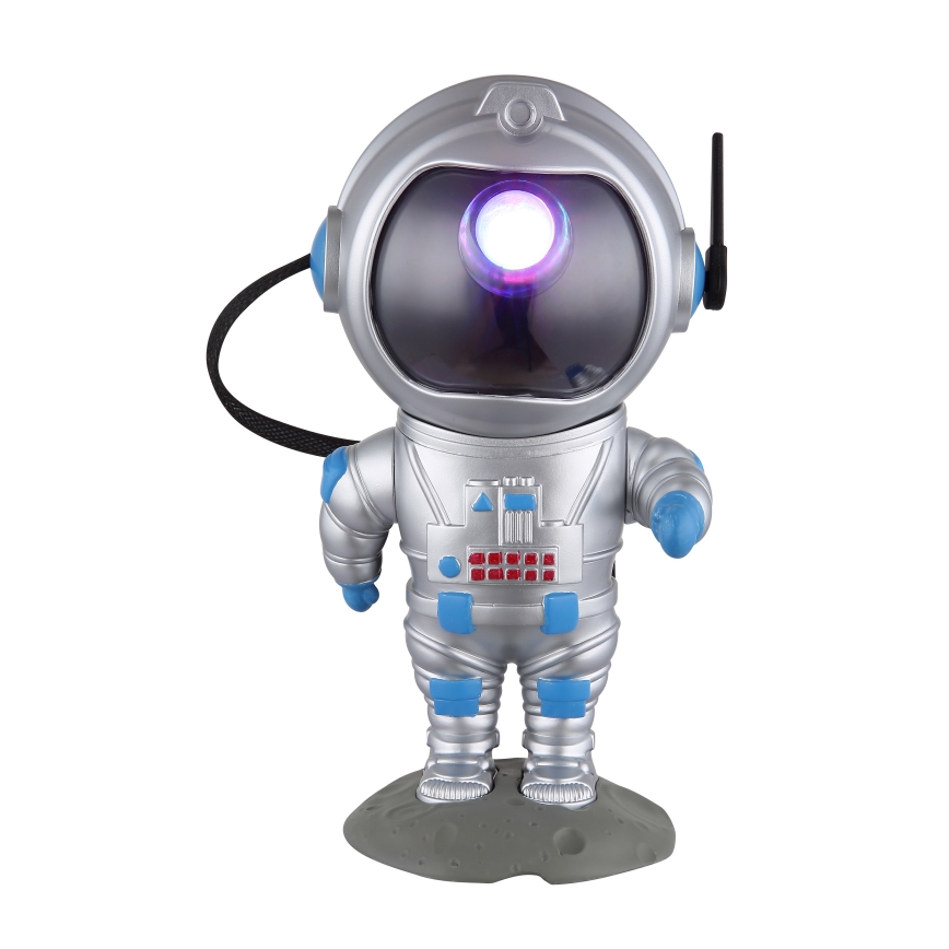 Globo - LED RGB Namizna svetilka LED/4,5W/5V astronaut srebrna