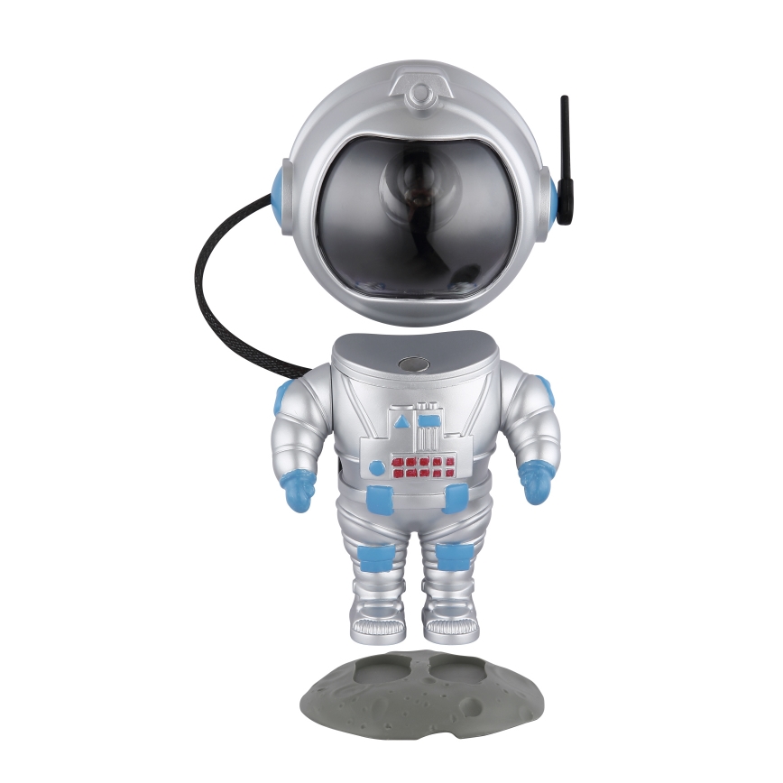 Globo - LED RGB Namizna svetilka LED/4,5W/5V astronaut srebrna