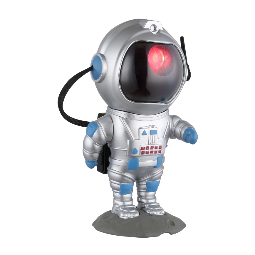 Globo - LED RGB Namizna svetilka LED/4,5W/5V astronaut srebrna