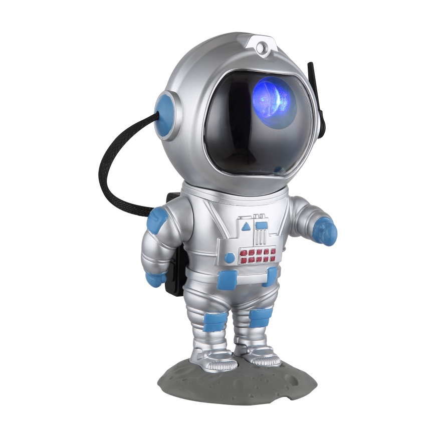 Globo - LED RGB Namizna svetilka LED/4,5W/5V astronaut srebrna