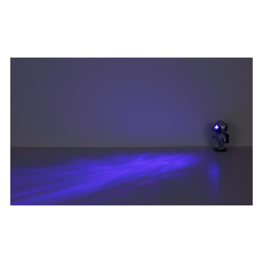 Globo - LED RGB Namizna svetilka LED/4,5W/5V astronaut srebrna