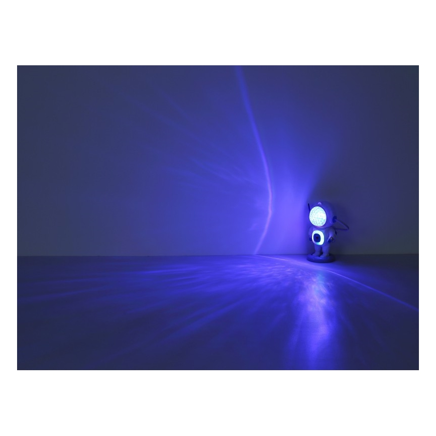 Globo - LED RGB Namizna svetilka LED/6W/5V astronaut bela