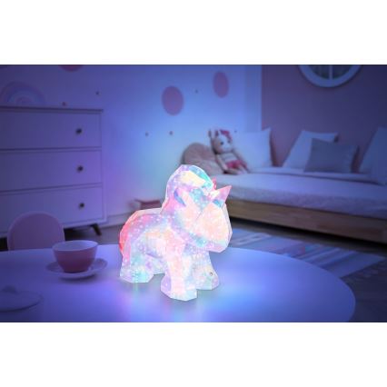 Globo - LED polnilna namizna dekoracija z nastavljivo svetlostjo LED/4W/5V 1800 mAh enorog