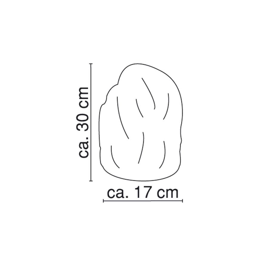 GLOBO - Salt svetilka 1xE14/15W/230V 8,77 kg
