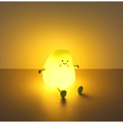Globo - LED RGBW zatemnjiva polnilna otroška nočna lučka LED/2W/5V 1200 mAh mango