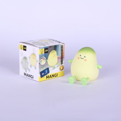Globo - LED RGBW zatemnjiva polnilna otroška nočna lučka LED/2W/5V 1200 mAh mango