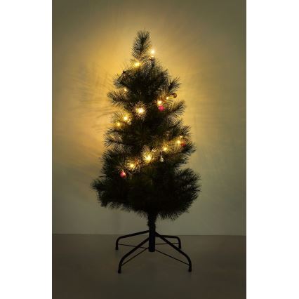 Globo - LED Božična veriga 20xLED/2xAA 2,2m topla bela