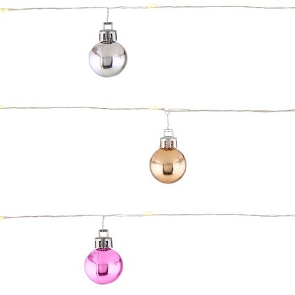 Globo - LED Božična veriga 20xLED/2xAA 2,2m topla bela