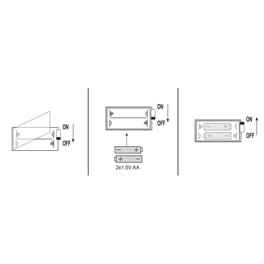 Globo - LED Božična veriga 20xLED/2xAA 2,2m topla bela
