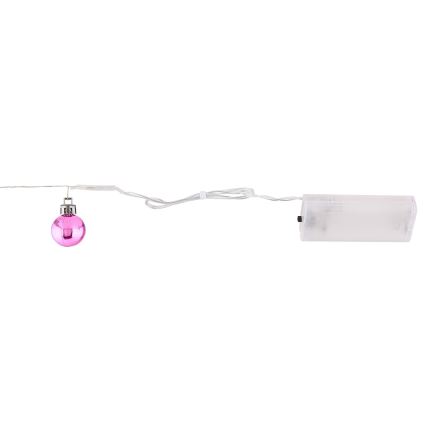 Globo - LED  veriga 20xLED/2xAA 2,2m topla bela