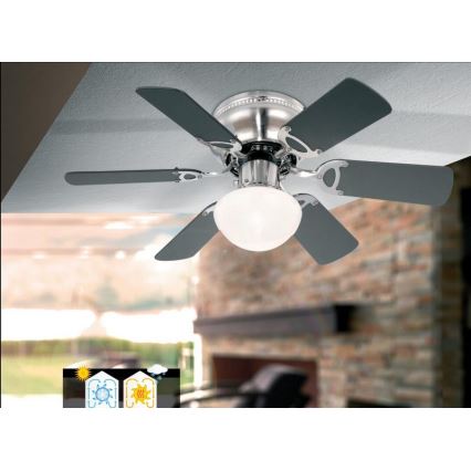 GLOBO 0307 - Stropni ventilator UGO 1xE27/60W/230V