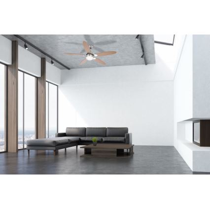 GLOBO 0308 - Stropni ventilator AZURA 1xE14/60W/230V