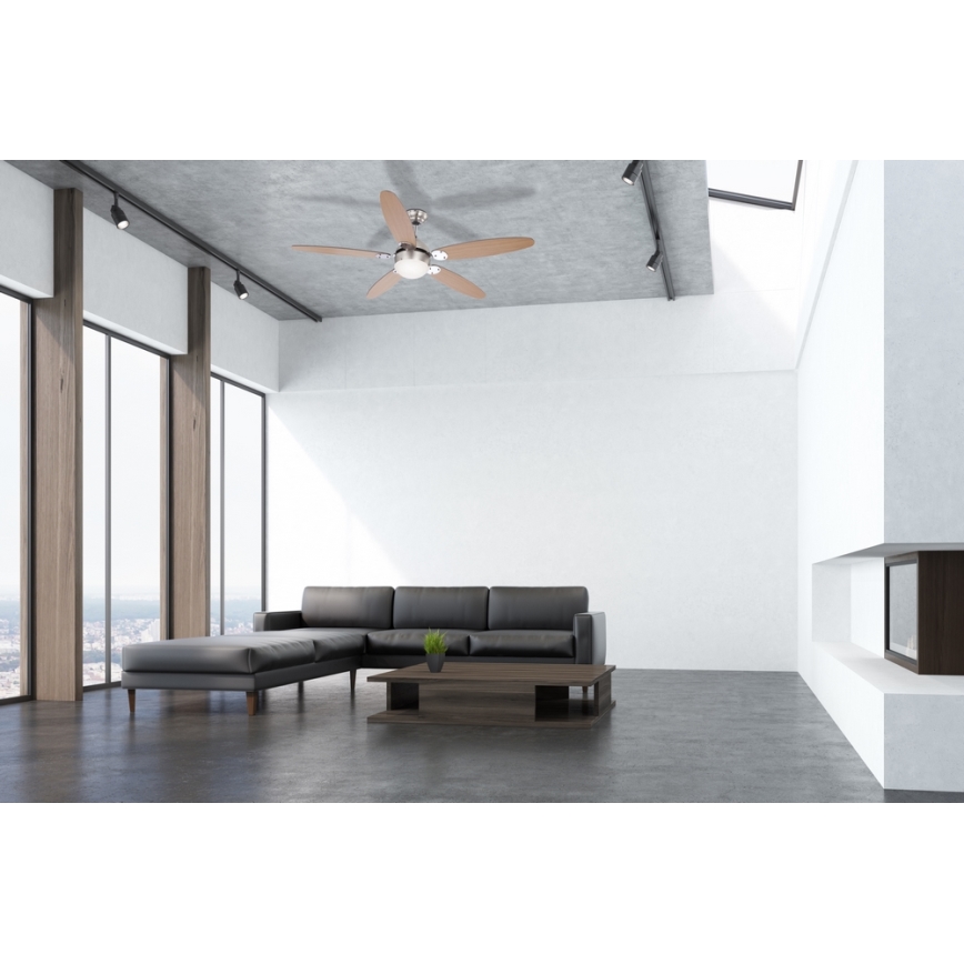 GLOBO 0308 - Stropni ventilator AZURA 1xE14/60W/230V