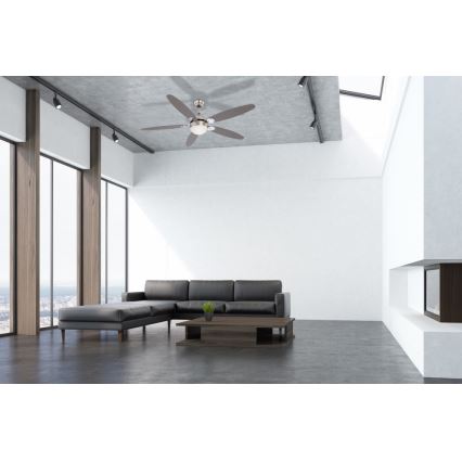 GLOBO 0308 - Stropni ventilator AZURA 1xE14/60W/230V