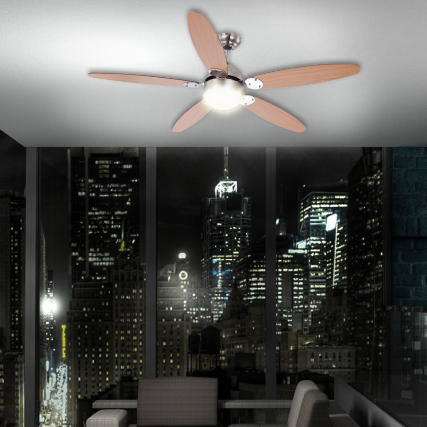 GLOBO 0308 - Stropni ventilator AZURA 1xE14/60W/230V