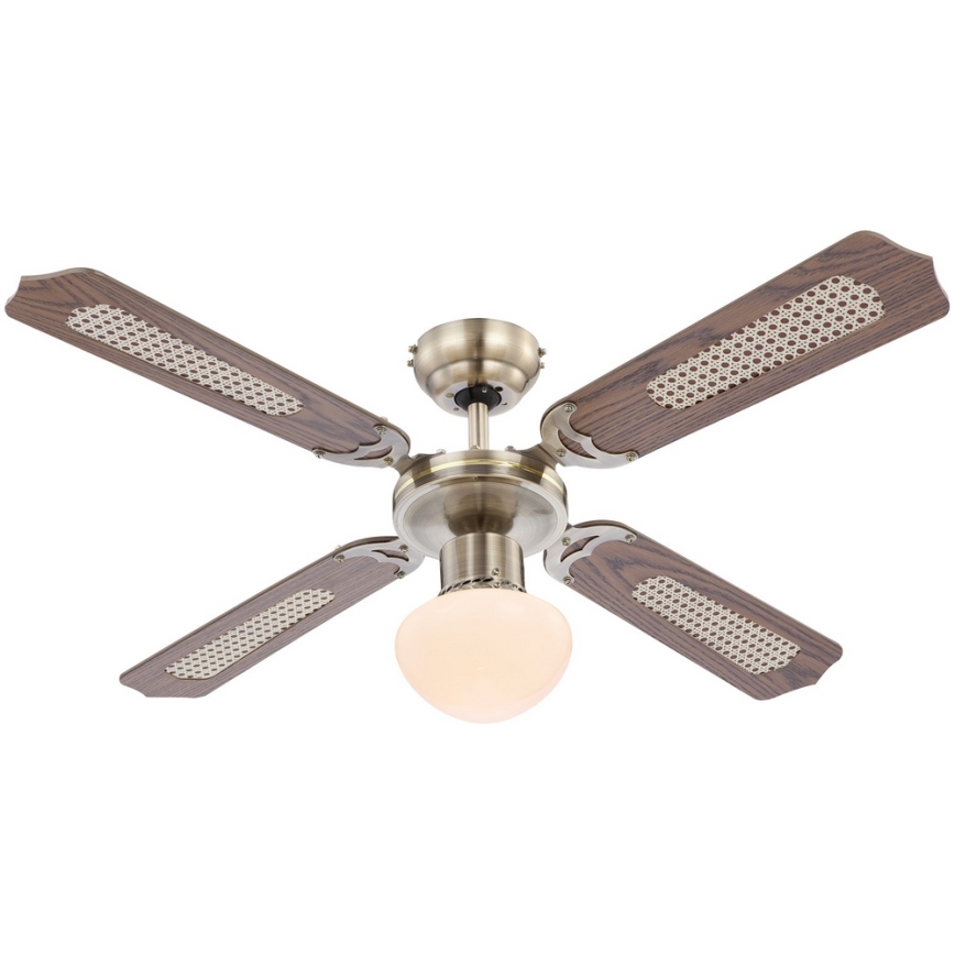 GLOBO 0309 - Stropni ventilator CHAMPION 1xE27/60W/230V
