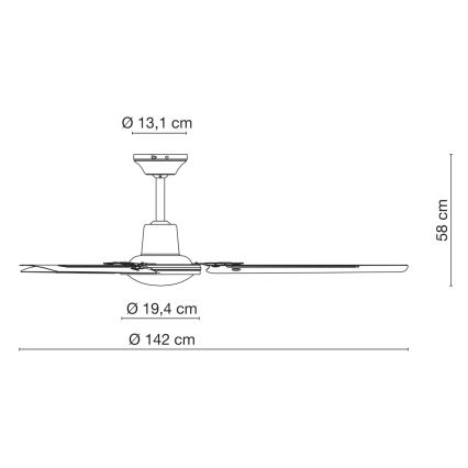 Globo - Stropni ventilator