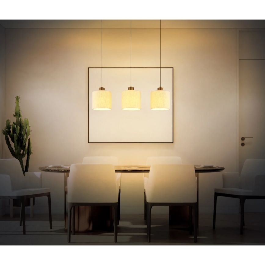 Globo - LED lestenec na jeklenem lanku LED/24W/230V 3000K
