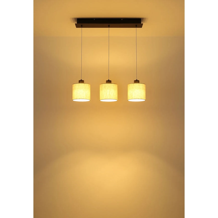 Globo - LED lestenec na jeklenem lanku LED/24W/230V 3000K