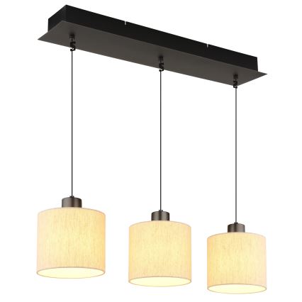 Globo - LED lestenec na jeklenem lanku LED/24W/230V 3000K