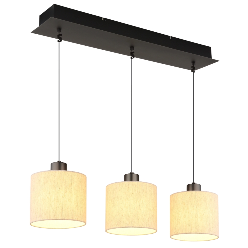Globo - LED lestenec na jeklenem lanku LED/24W/230V 3000K