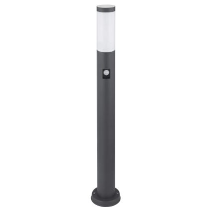 Globo - Zunanja senzorska svetilka 1xE27/15W/230V IP44 80 cm antracit