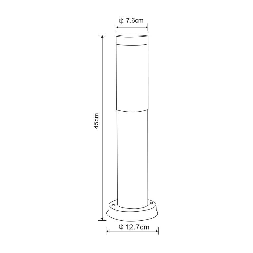 Globo - Zunanja svetilka 1xE27/23W/230V 45 cm IP44