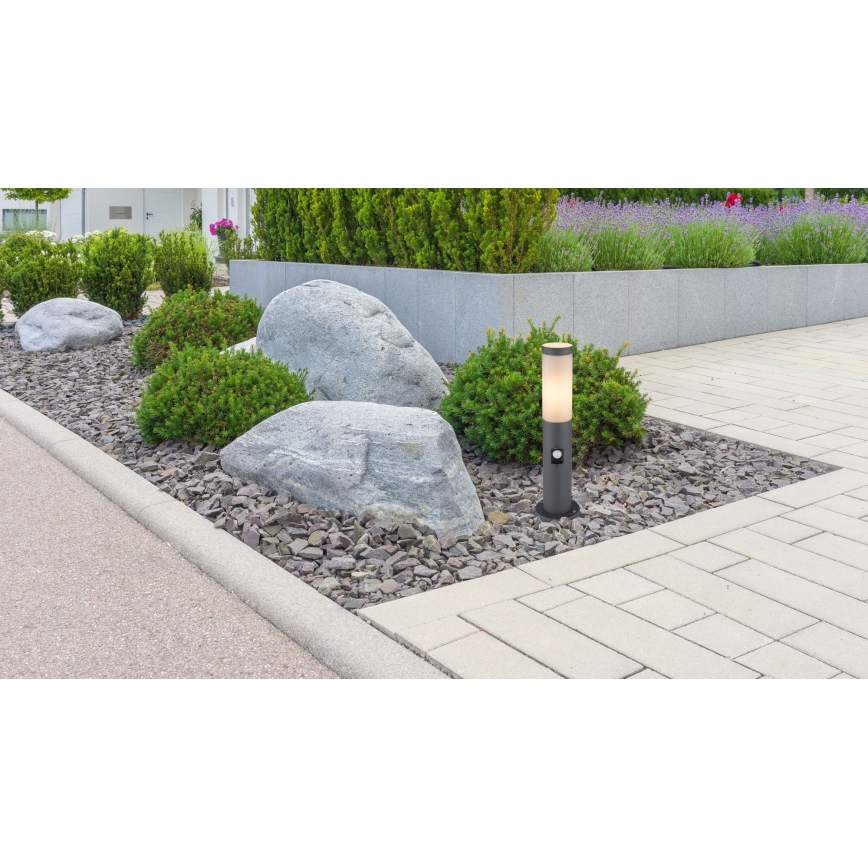 Globo - zunanja svetilka s senzorjem 1xE27/15W/230V 45 cm IP44