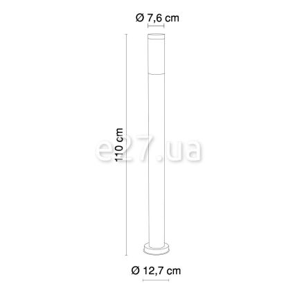 Globo 3159 - Zunanja svetilka DACIA E27/60W/230V IP44