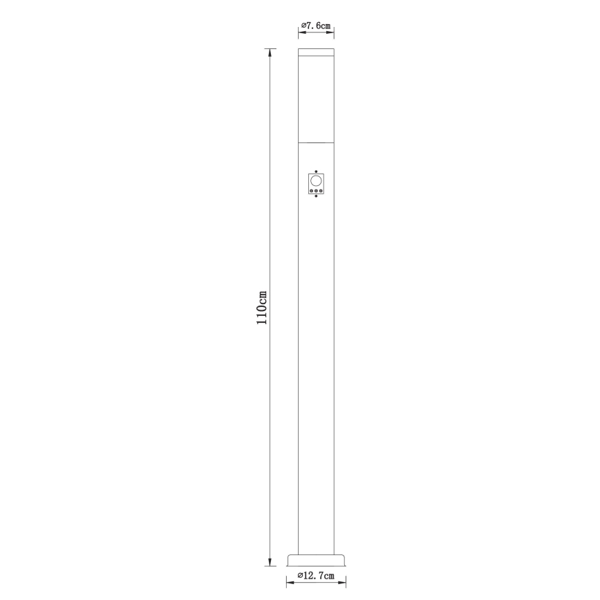 Globo - Zunanja svetilka s senzorjem 1xE27/30W/230V IP44
