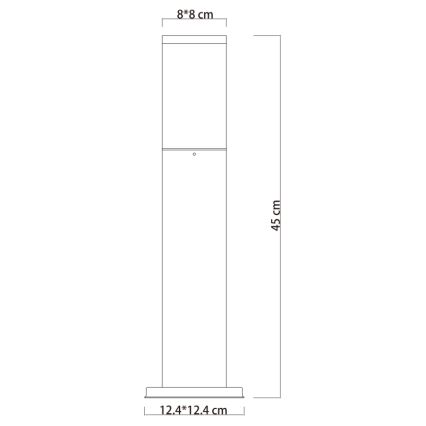 Globo - Zunanja svetilka 1xE27/15W/230V 45 cm IP44