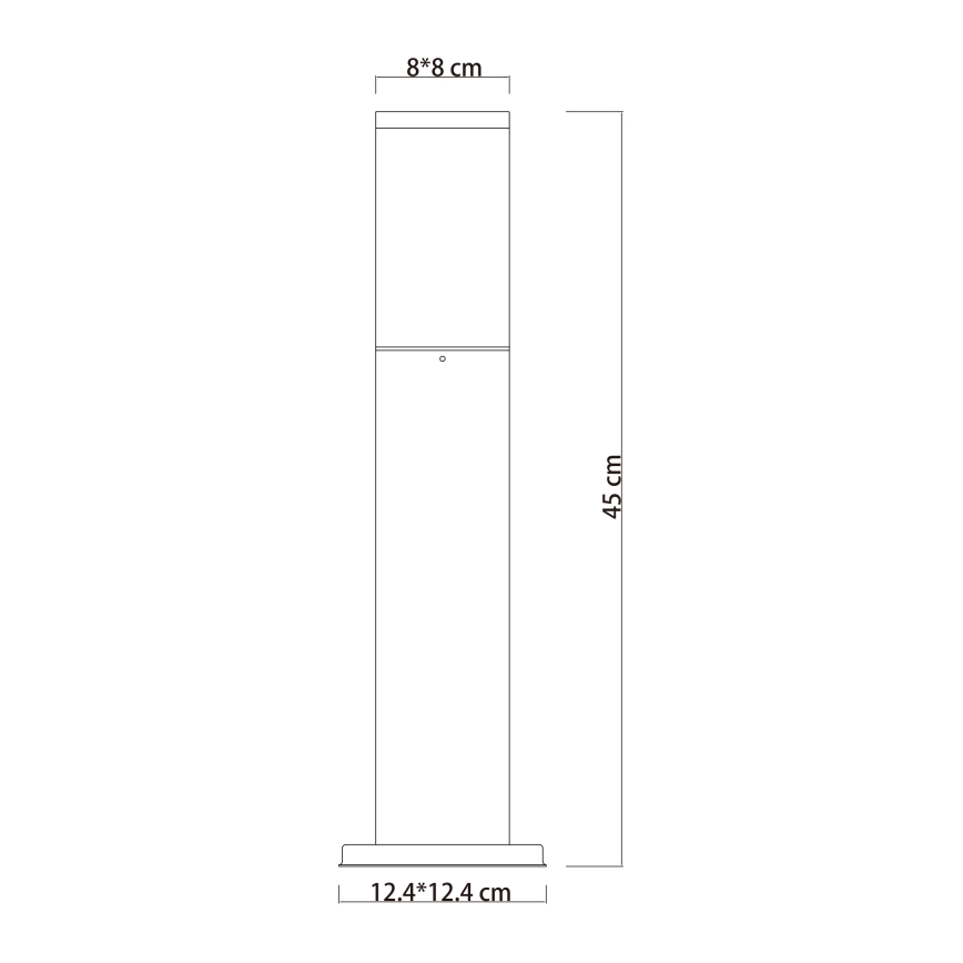 Globo - Zunanja svetilka 1xE27/15W/230V 45 cm IP44