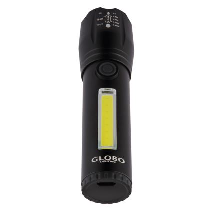 Globo - LED Polnilna baterijska svetilka LED/3W/5V + COB/3W 5500K 1200 mAh