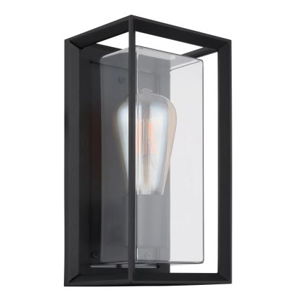 Globo - Zunanja stenska svetilka 1xE27/60W/230V IP44 črna